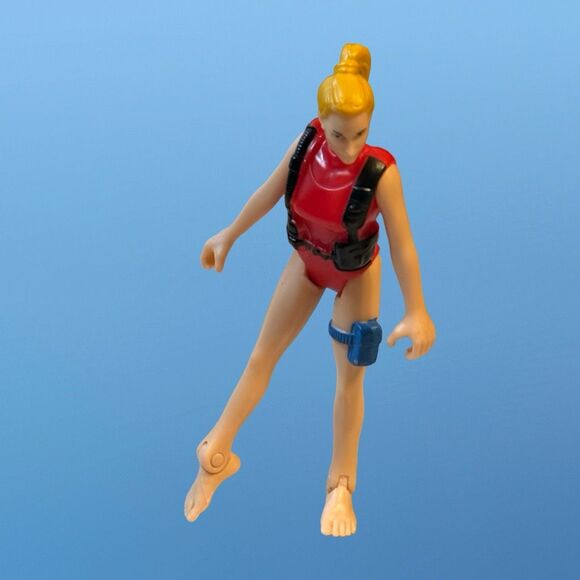Vintage Chap Mei Animal Planet Scuba Diver Female Action Figure  3.75" - Picture 6 of 7